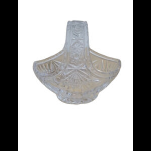 Vintage Pressed Glass Easter Basket‎ Bonbon Candy Dish Handle